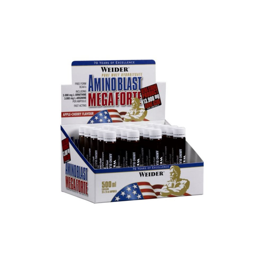 Weider Amino Blast Mega Forte, Apple-Cherry, 20 x 25 ml.
