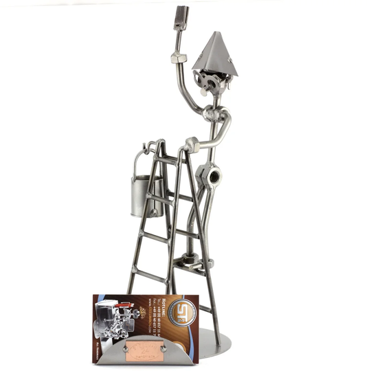 Painter Screw Man Place Card Holder