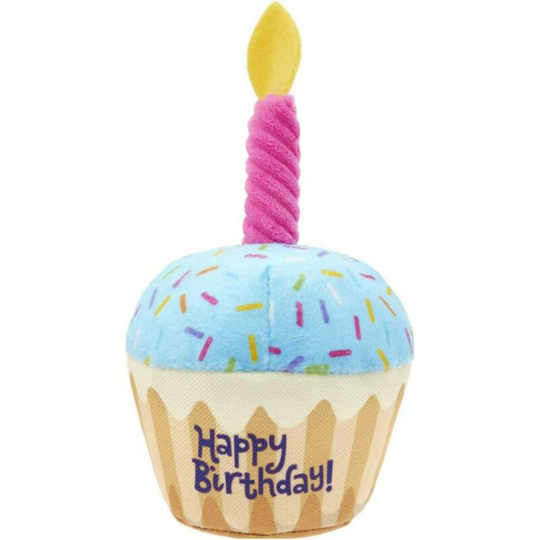 Graved Cake Toy, Plush Plush Cake Toy, Cute Birthday Gift Plush Dessert for Chat Dog - Cupcake