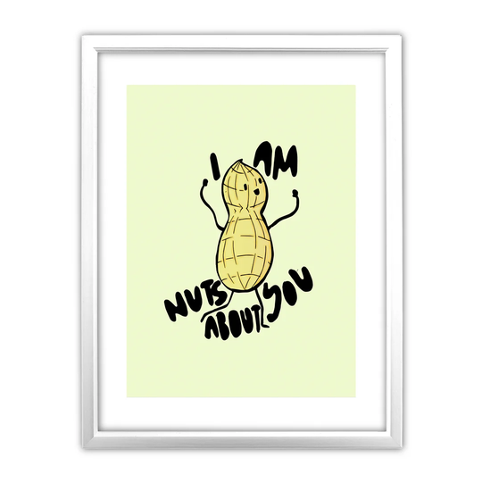 Doodles Nuts About You Framed Vintage Advertisement