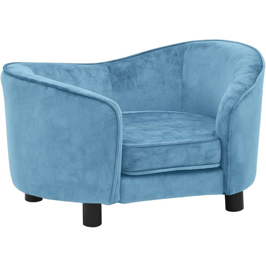 Dog Sofa Turquoise 69x49x40 cm Plush Vidaxl Turquoise