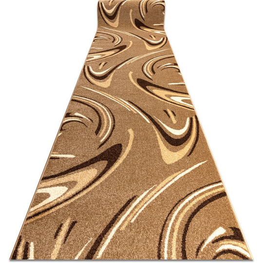 Runner heat-set fryz coffee nut 110 cm brown 110x230 cm