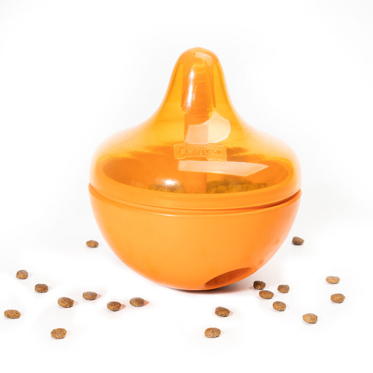 Dog Treat Ball Dog Food Dispenser Pet Slow Feeder Ball Interactive Dog Treat Toys Cat Tumbler Toys for Medium Large Dogs Cats,model: l