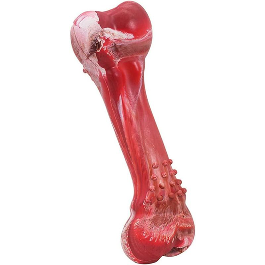 Bone dog chew toy, dog toothbrush, dog squeaker toys, squeak toys, dog chew toy, large medium dog toothbrush, meat flavor