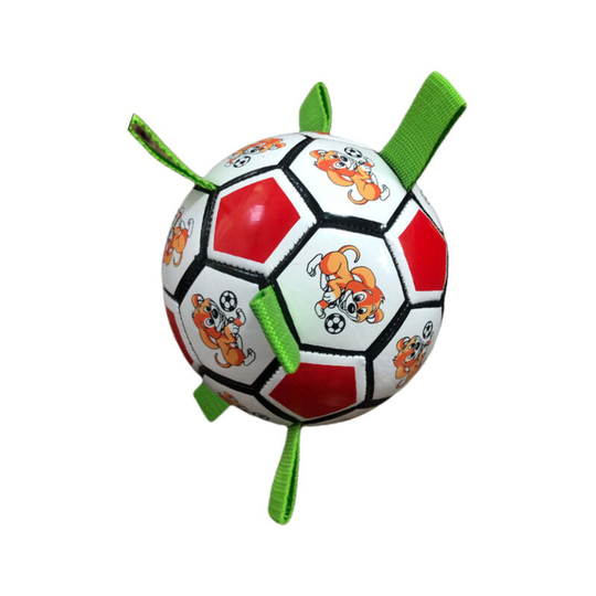 Dog toy, dog ball, indestructible dog toy, red and white air pump