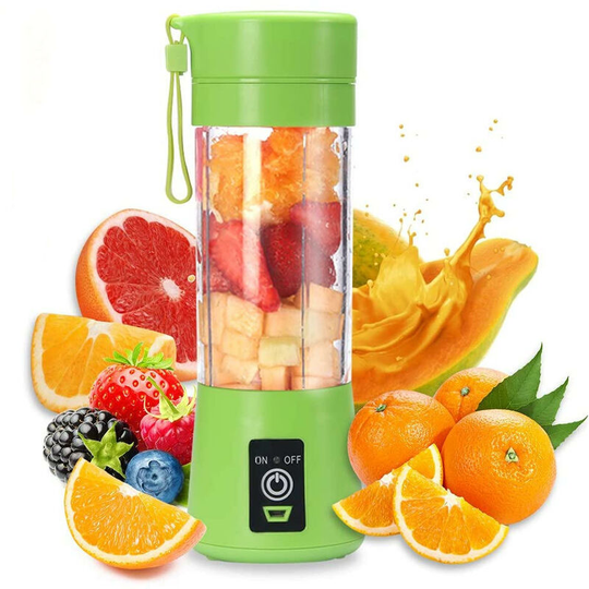Portable Blender, Personal Blender, Motor for Smoothies and Shakes, 6 Blades 400ml