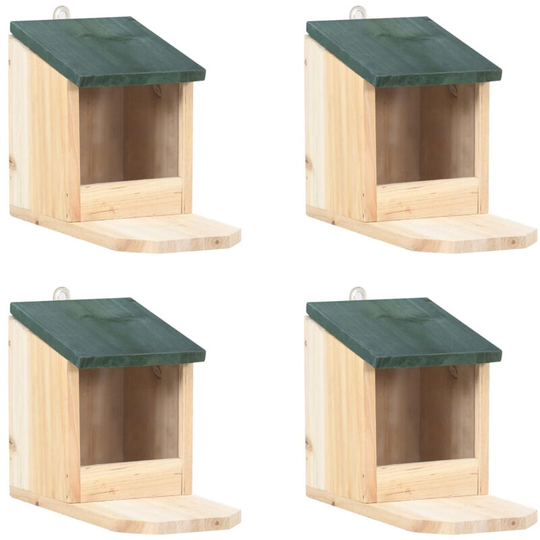 Squirrel Houses 4 pcs Firwood
