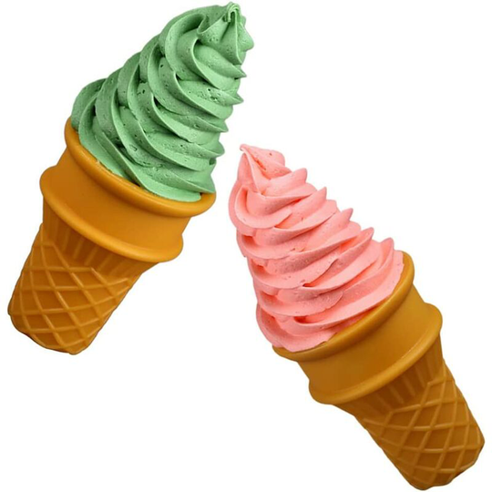 2Pcs Ice Cream Simulation Ice Cream Fake Ice Ice Cream Dessert Play Play Treats Photography Acces