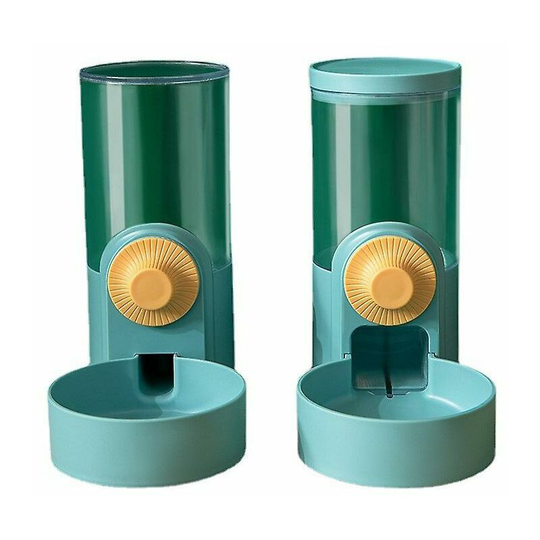 Automatic Pet Feeder and Water Feeders Hanging Cage Feeding Set