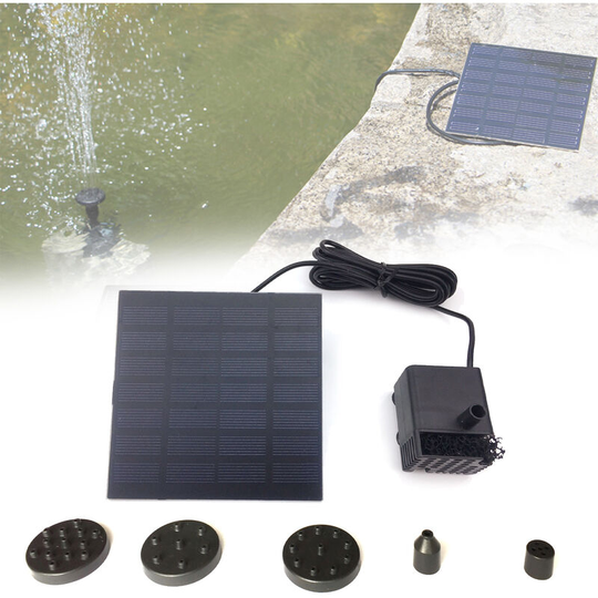 Solar Power Water Pump Solar Fountain Pump with Separate Solar Panel for Outdoor Small Pond Garden Fish Tank