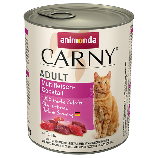 Animonda Carny Adult Saver Pack 12 x 800g - Meat Saucer