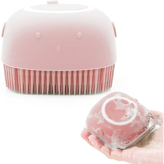Pet cleaning brush glove, pet glove, massage glove, long hair, short hair, cat, dog, horse, rabbit, remote hair removal beauty,Pink