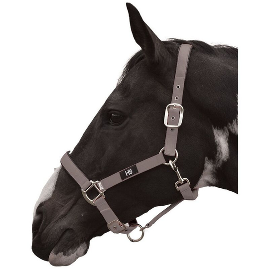 Hy Grand Prix Head Collar (Full) (Grey) - Grey