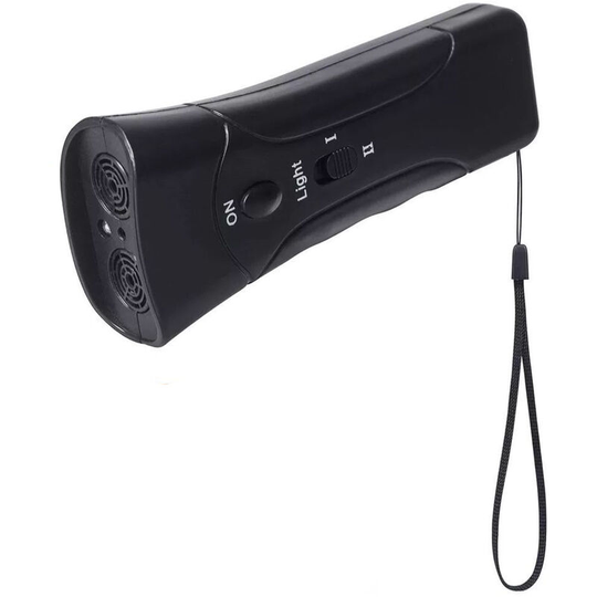 Ultrasonic Dual Head Anti-Bark Dog Training Equipment, Dog Barking Trainer, LED Light Dog Repeller, Portable Dog Trainer
