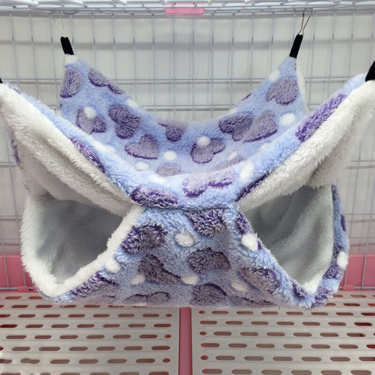 Cage hammock for small pet like sugar glider, guinea pig, parrot, ferret, squirrel, hamster, rat(Purple,20*20cm)