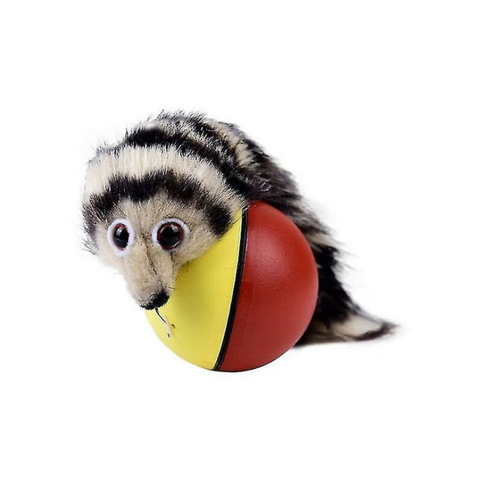 Father's Day Thsinde Motorized Ball Pet ToyRed Yellow