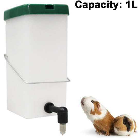 Pet Water Feeder Small Animal Drinker Hanging Waterer Hamster Water Bottle Bunny Drinking Fountain HangableSuitable For Small Pets, Guinea Pigs,