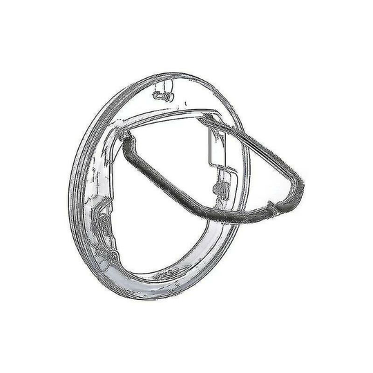 Pet door, cat fence, cat door, pet dog cat hole, for pets, round transparent size s