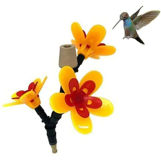 Flower Hummingbird Feeder Kit, 1 Piece, Red Thsinde