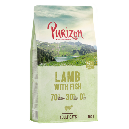 400g Purizon Dry Cat Food - Special Price!* - Adult Lamb & Fish (400g)