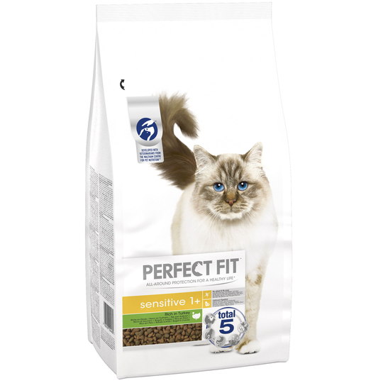 Perfect Fit Sensitive 1+ Rich in Turkey - 7kg