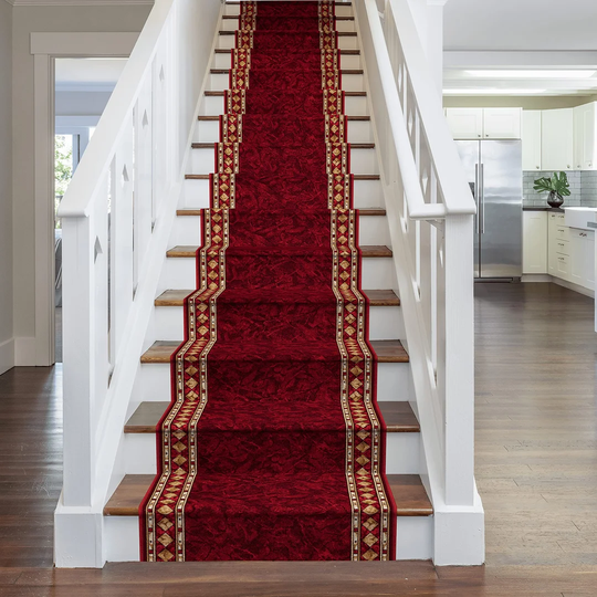 Allenstown Looped Red Stair Runner