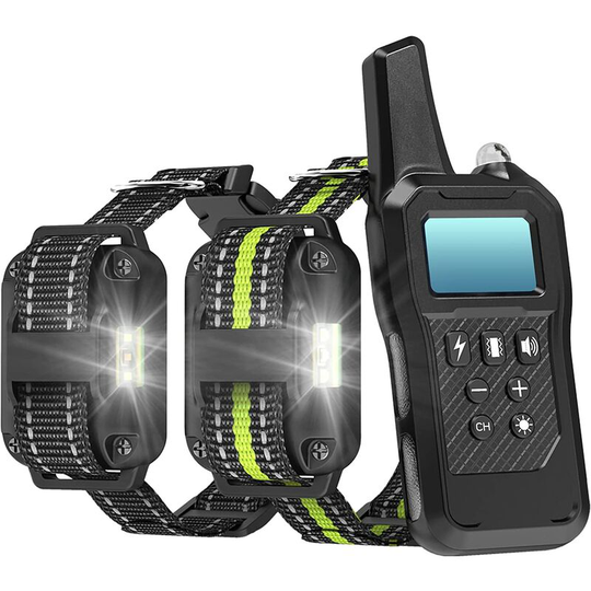 Sun Flowergb - Dog Training Collar, 800m Range with Remote Waterproof Electronic Dog Collar for Small, Medium and Large Dogs with 4 Training Modes