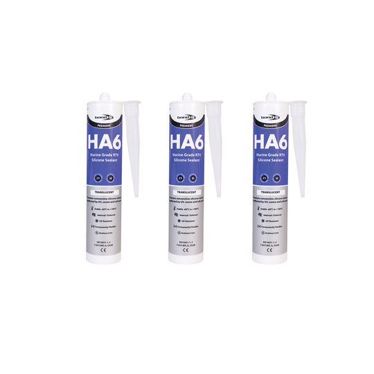 3x Bond It White HA6 RTV Silicone Sealant Marine Aquarium Safe Water Fish Tank