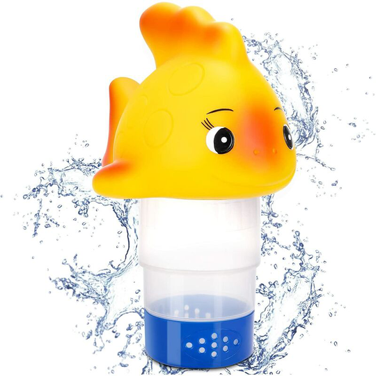 Betterlifegb - Floating Pool Chlorine, 7 Inch Pool Chlorine Dispenser Chemical Floater to Hold 3 Inch Chlorine Tablets for Swimming Pool, Hot Tub,