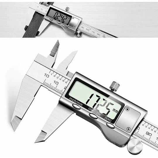 Monly - Digital Vernier Caliper - Professional Digital Caliper 150mm Vernier Caliper Accurate and Fast Measurement, Easy Reading Stainless Steel
