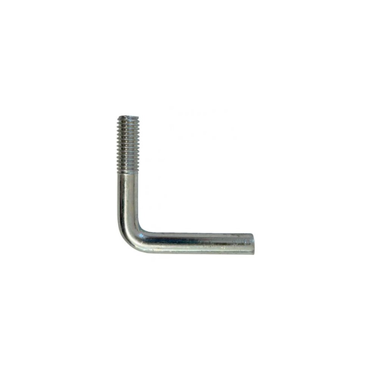 Foundation Bolt (Anchor or L-Bolt) M6 x 35 mm Zinc Plated Mild Steel