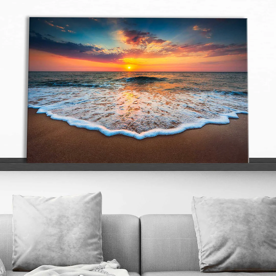 Cloudscape Over The Sea 4 - Wrapped Canvas Photograph Print