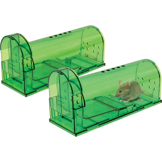 Mouse Traps Pack of 2 Humane Catch & Release No Kill Trap