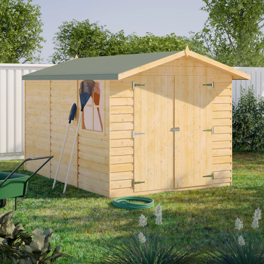 Guernsey Pressure Treated 10 x 7 Double Door Shiplap Shed