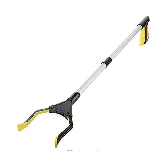 Folding Picker, Trash Picker, Picker, Trash Clip, Sanitary Clip, Yellow - Muff