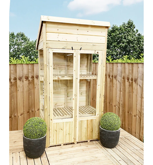 Akikazu 2.4 Ft W x 1.11 Ft D Greenhouse