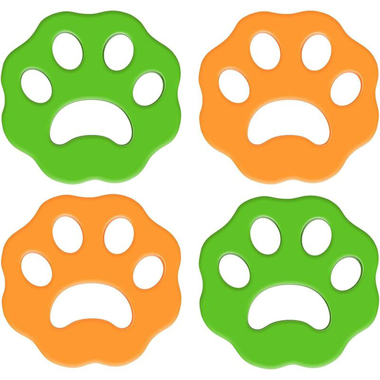 4-Pack] Pet Hair Removal Washing Machine, Pet Hair Remover, Reusable (Plum) - Muff