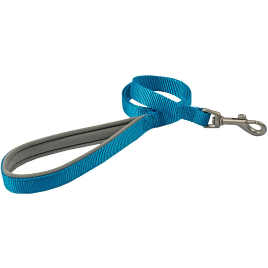 Viva Padded Dog Slip Lead (1m x 25mm) (Blue) - Blue - Ancol