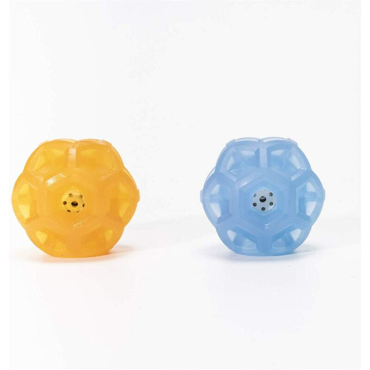 Dog Ball Toy Squeaky Pet Toys Chew Balls Waterproof Small Dog Toy For Dogs Playing Training Running Swiming (2 pack (Or