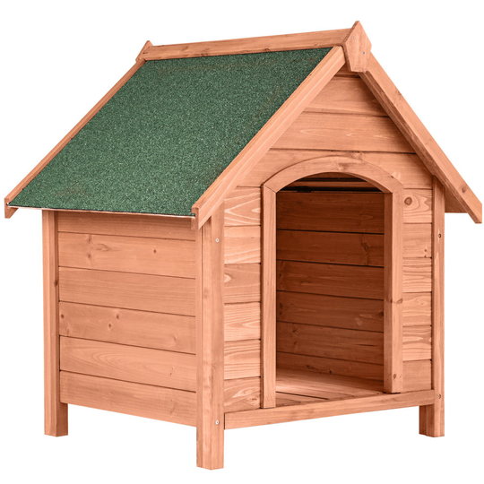 tectake Dog kennel Bailey - dog house, kennel, outdoor dog kennel - brown