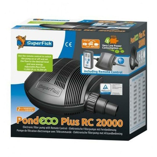Superfish - Pond Eco Plus Remote Control Filter Pump 20000