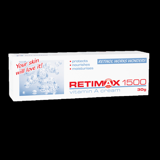 Retimax 1500 Vitimin A Retinol Anti-Ageing Cream 30g English packaging