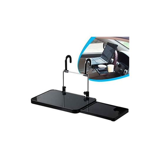 Bearsu - Auto tablet stand table foldable laptop steering wheel tray travel desk and car notebook cup for dining steering wheel with drawers