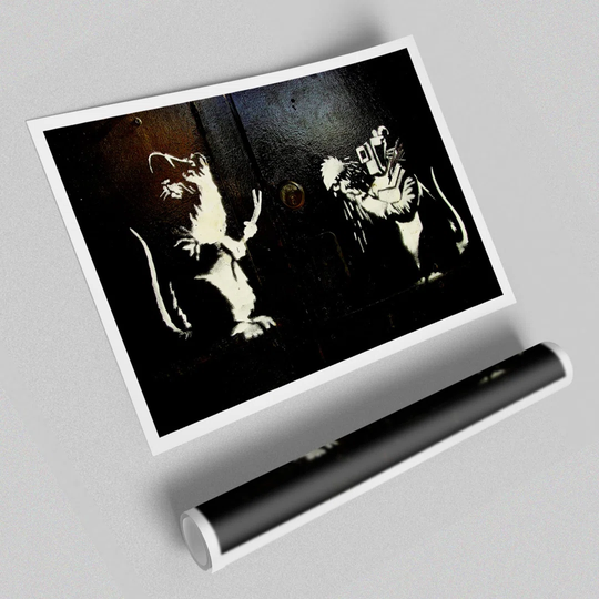 Crooked Rats - Graphic Art Print on Paper"