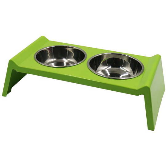 Naxunnn - Dual Dog Bowl Elevated Pet Feeding Bowl