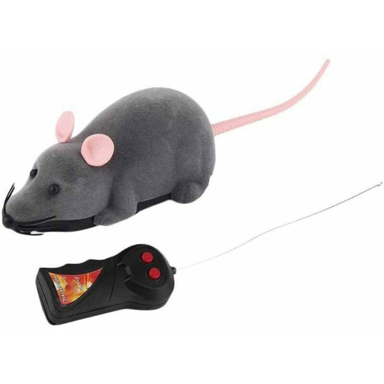 Premium Quality Wireless Remote Control Mouse Plastic Electronic Rat Funny Movement Mice Cat Toys