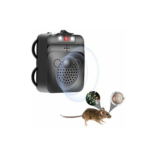 Naxunnn - Ultrasound repulsive for parasites, rat electronic deterrent, control of parasites rejection of mice and rodents with stroboscopic led