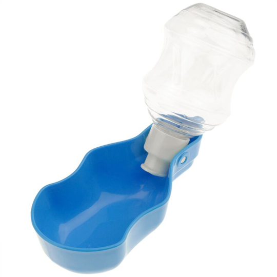Portable dog water bottle for dogs 250 ml. Pet Travel water dispenser - Primematik