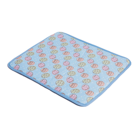 Benobby Kids - Pet Cooling Mat, Cute Printed Self Cooling Summer Pad for Small Medium Large Dogs Cats, Breathable & Washable Ice Silk Cool Mat, Puppy