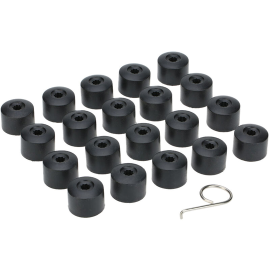 20Pcs 17mm Car Wheel Nut Cover Bolt Cap Removal Tool for vw Golf Bora Passat